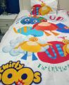 Kids bedsheet cotton - Twirlywoos cartoon character boys and girls bedsheet. 