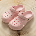 EVA Unisex Hole Shoes Beach Thick Bottom Outdoor Slippers Comfortable Breathable Indoor Slippers. 