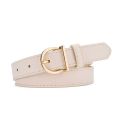 Women's Belt Fashion High-quality Pin Buckle Belt Genuine Luxury Soft PU Leather Belt Women Pair with Pants Jeans，For Ideal Gift. 