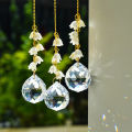 2pcs Lily of the Valley Sun Catcher Crystal Sun Catcher Car Hook, Car Pendant, Flower Bead Pendant, Room Decor, Home Decor.