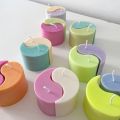 1pc Tai Chi Yin Yang Candle Silicone Molds - DIY Handmade Epoxy Resin Craft - Plaster Moulds for Home Decor and Party Supplies. 