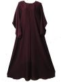 Abaya Fancy Nida Abaya (Button) - Elegant Abaya for Girls, Stylish Dress for Girls - Iqbal Sons Burkas. 