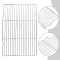1PCS Stainless Steel Mat Net Grid Shape Rectangle Grill Grilling Mesh Net BBQ Tools Square Barbecue Net Barbecue Stove Parts. 