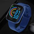 luxury led plated smart watch for girls and boys unisex white colour flexible Ajustable. 