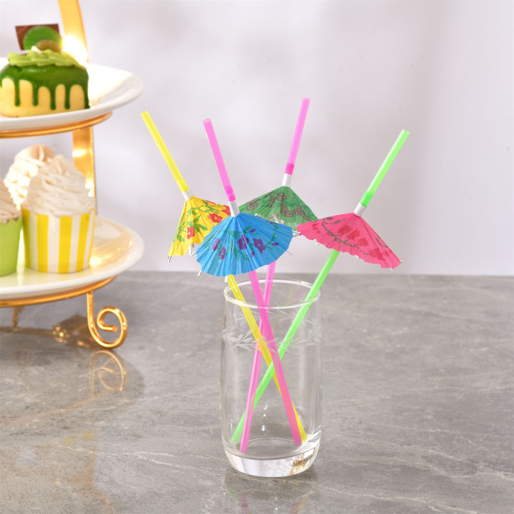 100%20Pcs%20Disposable%20Straws%20Rainbow%20Umbrella%20Fruit%20Straws%20Table%20Decor%20Tropical%20Drinks%20for%20Cocktail%20Soft%20Drinks%20Hawaiian%20Party%20-%20Image%204