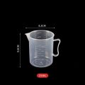 Happy home 100/250/500/1000 plastic measuring cup/measuring cup, coffee and wine tasting double head high temperature resistant/tapered measuring cup. 