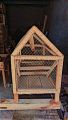 WOODEN BIRDS CAGE BEAUTIFULL BIG SIZE BIRD CAGE IDEAL FOR BIRDA PARRTS AND OTHER .HAVEY WOOD AND HAVEY NET IRON GALI WORK... 