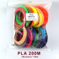 Brilliant Color Filament  For 3d Pen Diameter 1.75mm ABS / PLA/ PCL Filament, No Smell Safety Plastic 3d Print Pen Filament. 