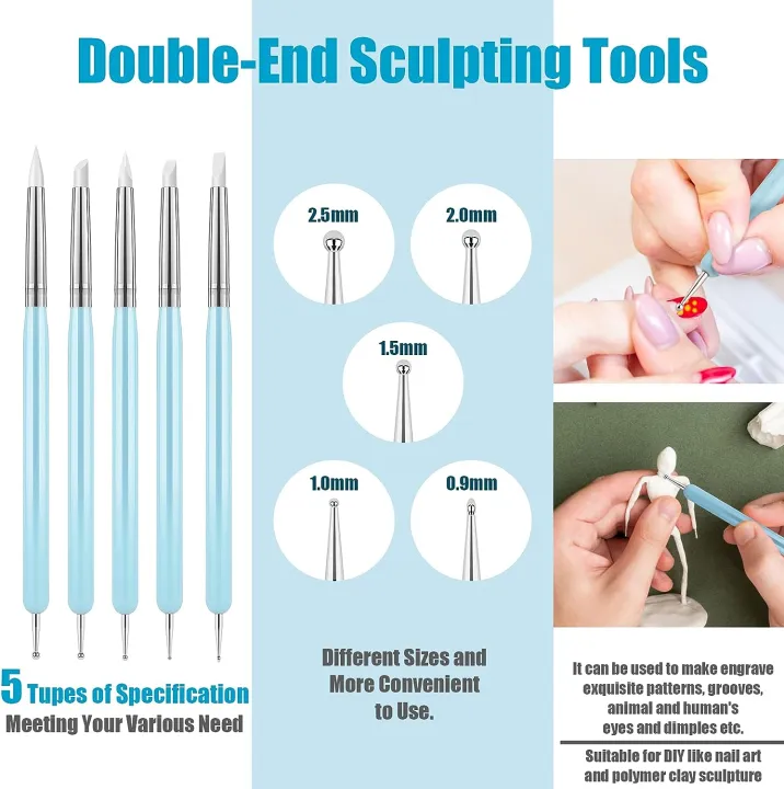 5Pcs%20Silicone%20Clay%20Sculpting%20Tool%20for%20Brush%20Modeling%20Dotting%20Nail%20Art%20Pottery%20Clay%20Tool%20DIY%20Carving%20Sculpting%20Tools%20Soft%20Head%20-%20Image%204