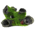Resin Breeding Hiding Cave Simulation Shrimp Cave House Decorative Props Tree House Shelter Crafts Arts for Aquarium Landscaping. 