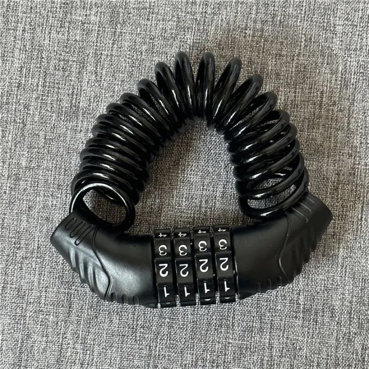Durable Classic Helmet Lock Chain 4 Digit Password Combination Portable ...