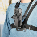 Adjustable Headband And Chest Band Shooting Stand for Mobile Phones And Action Cameras Compatible with And More.