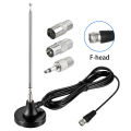 Multi-Purpose Antenna Two-In-One (Ground Wave + Radio) Radio Antenna Fm/Am Antenna Dab Digital Antenna Dvb-T Tv Antenna Universal Telescopic Rod Digital Tv Antenna.