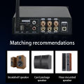 LDZS Bluetooth 5.0 HIFI Power Amplifier 100Wx2 Channel 2.1 Home Car Digital Audio AMP USB U-disK TF Music Player. 