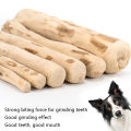 Natural Coffee Wood Dog Chew Toys Long Lasting Chewable Stick Dogs Supplies Stress Relief Chew Stick Pet Molar Toy for Dog Puppy. 