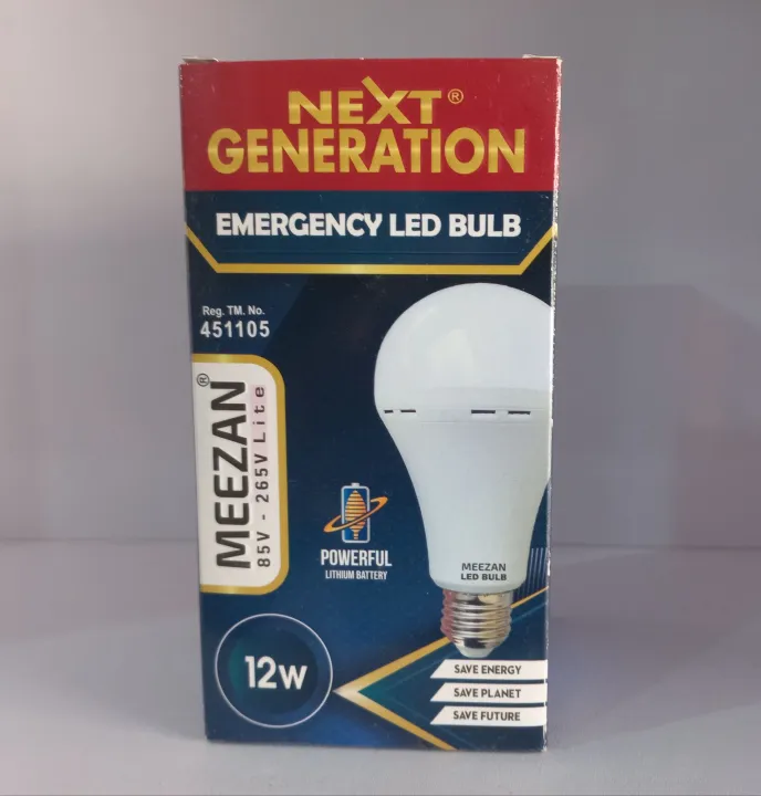 MEEZAN%20Rechargeable%20LED%20Light%20Bulbs%20with%20Battery%20Backup%20%7CEmergency%20LED%20Bulb%2012W%20For%20Home%20And%20Offices%20-%20Image%202