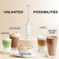 1/2sets Handheld Electric Mixer with Egg Beater Set Portable Milk Foam Maker for Travel Coffee Baking Food Whisk Kitchen Tool.
