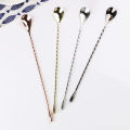 Mixing Cocktail Spoon 30/40cm Bar Teadrop Spoon Stir Spoon Spiral Pattern Stainless Steel Bartender Tools Bar Tool. 