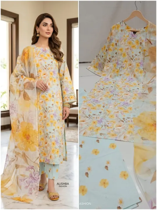 Women%20Swiss%20Lawn%203%20Piece%20Suit%20%E2%80%93%20Long%20Baggy%20Digital%20Printed%20Shirt%20with%20Flapper%20Trouser%20&%20Monar%20Dupatta%20%7C%20Summer%20Collection%20%7C%20Comfortable%20Stylish%20Ladies%20Dress%20-%20Image%204
