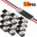 20/30/50pcs Car Electrical Connector Wire Cable Automotive Electrical Connectors Strip Terminal Connection 2 Pin Way Plug. 