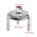 Oil Filter Wrench 3 Jaws 2 Ways Repairing Tool Adjustable Spanner Remover Auto Car Tool. 