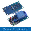 5V 12V Light Photoswitch Sensor Switch LDR Photoresistor Relay Module Light Detection Photosensitive Sensor Board For Arduino. 