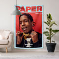 Asap Rockys Flag Rakim Mayers Smoking Wall Hanging Ablum Posters Decor Meme Tapestry Room Decor Aesthetic. 