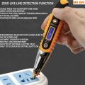 ⚡ Non-Contact Voltage Tester Pen Battery Operated | Rust-Resistant | Bright LED Display | AC/DC Detection.