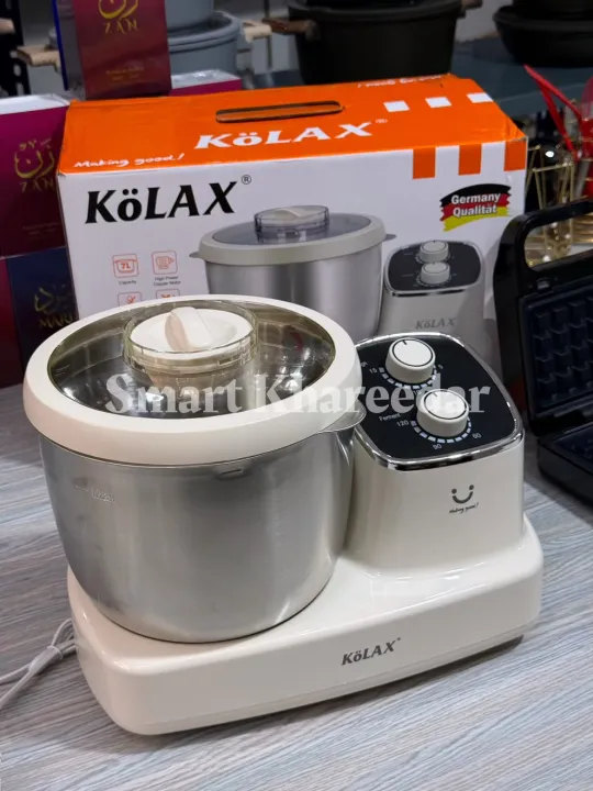 KOLAX%20Electric%20Dough%20Maker%201000W,7L%20Kneading%20and%20Fermenting%20Mixer%20Machine,Adjustable%20Time,%20Stainless%20Steel%20Bowl%20%7C%20Made%20in%20Germany%20Stand%20Mixer%20-%20Image%208