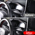 ABS Carbon Car Dashboard Display Trim Frame Cover For Toyota RAV4 XA50 2019 2020 2021 2022 2023 2024 2025 Hybrid Accessories. 