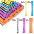 20 Pieces Of Perm Curling Rods 5 Sizes Of Curling Irons Plastic Cold Wave Rods Perming Rods Curling Irons Hair Styling Tools. 