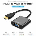 Vivid 1080p HDMI to VGA Adapter - Connect PC, Laptop, PS4 to VGA Monitor & Projector 6ft. 