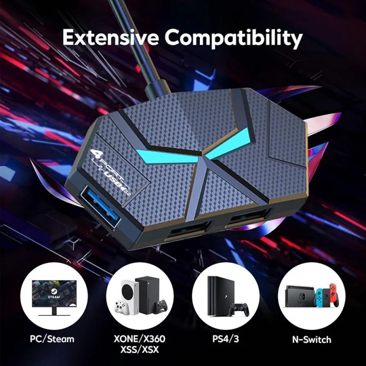 Gaming%207%20Color%20LED%20USB%203.%200%20USB%20HUB%20%20from%20the%20brand%20HYPER%20-%20Image%203
