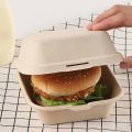 10/20 PCS Disposable Biodegradable Hamburger Box, Bento Lunch Box Baking Cak Food Containers Dessert Protection Snack Box. 