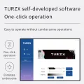 TURZX 9.2 Inch USB Secondary Screen for Computer Chassis 1920*462 IPS LCD Type-C Display CPU RAM GPU HDD FPS Weather Monitor. 