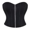 Fashion Strapless Off Shoulder Corset Tank Crop Tops Summer Backless Camisole Underwear Female Bustier Top.