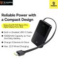Baseus EnerFill FC51 Bipow 2 Pro 22.5W 10000mAh Digital Display Power Bank with Built-in Fast Charging Cable. 