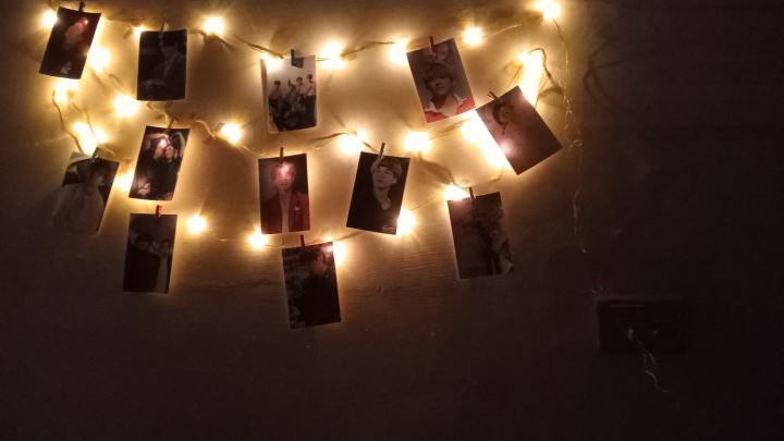 Fairy lights with Photocards [12 photocards + 12 clips + 1 fairylight]