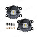 LED Fog Light For Citroen Ford Honda Suzuki Isuzu Mitsubishi Renault Auto Car Fog Lamp 8000LM 30W White Yellow 12V Waterproof. 