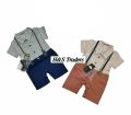 Summer Stylish Romper with Bow Tie for Toddler Boys size (0-3 to 12-18). 