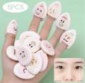 Makeup - Finger Puff Foundation Small Air Cushion Powder Sponge - Face Concealer BB Cream Cosmetic Applicator Makeup Tools - Makeup Blending Puff - Beauty Blender Puff - Powder Puff - Foundation Puff - Puff For Face Makeup - Best Gift for Her Makeup - Fi. 
