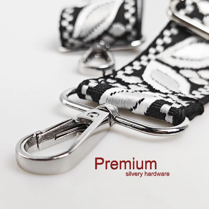 1%20Piece%201.50inch%20Wide%20Adjustable%20Handbag%20Purse%20Strap%20Replacement%20Crossbody%20Shoulder%20Strap%20Magnolia%20Pattern%20Jacquarded%20%20%20Strap%20-%20Image%203