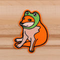 Cute Dog Animals Quotes Embroidered Patches for Clothing Jackets Cartoon Patch DIY Iron on Patches Applique Accessories Stickers.