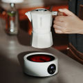 MHW-3BOMBER Mini Coffee Electric Stove for Moka Pot 800w Ceramic Cooktop Milk Water Heating Furnace Coffee Tool Camp Kitchen Use. 