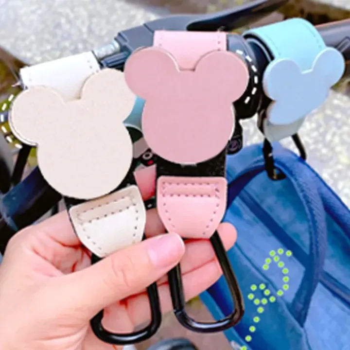 1/2pcs%20Baby%20Stroller%20Hooks%20Clips%20PU%20Leather%20Rotatable%20Cart%20Organizer%20Pram%20Hook%20Pram%20Rotate%20360%20Degree%20Stroller%20Accessories%20-%20Image%202