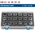 ER11 ER16 ER20 ER25 ER32 Set ER Spring Collet Chuck 0.015 0.008mm for CNC Milling Tool Holder Engraving Machine Lathe A Grade AA.