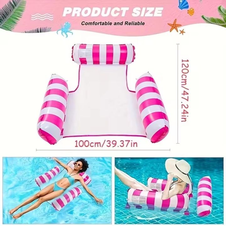 Inflatable%20Water%20Floating%20Mat%20for%20Adults,%20Foldable%20Backrest%20Recliner,%20Inflatable%20Striped%20Floating%20Bed,%20Single%20Hammock%20-%20Image%203