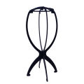 2PCS Folding Wig Stand Plastic Adjustable Portable Hat Display Stand Durable Mannequin Dummy Head Plastic Black, pink, blue. 