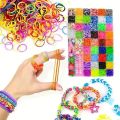Loom Bands Kit, Colorful Rubber Bands for Bracelet Making Set Jewelry Making Kit with 4400 Rubber Loom Bands, S-Clips, U-Shaped Frames, Hooks and Storage Box in Storage Case Gift for kids. 