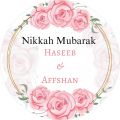 Nikkah stickers | bat paki stickers| dholki stickers| mehndi stickers| customized stickers. exclusive on Daraz.pk. 